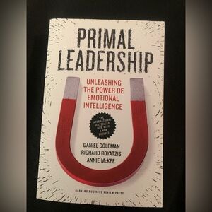 Primal Leadership Book with Red and Gray Cover NEW
